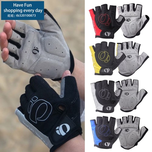 1Pair Half Finger Cycling Gloves Anti-Slip Anti-sweat Gel B
