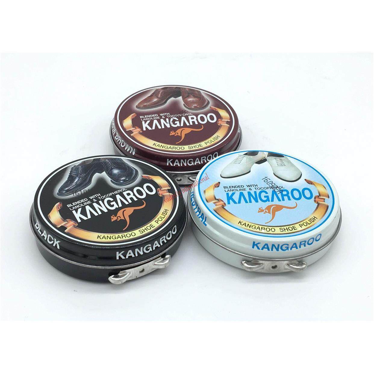 .Vadesity Kangaroo shoe polish shiner with shoe brush black