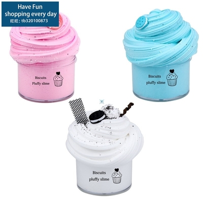 New arrival Soft Fluffy Slime Chocolate Cookies Charms Butte