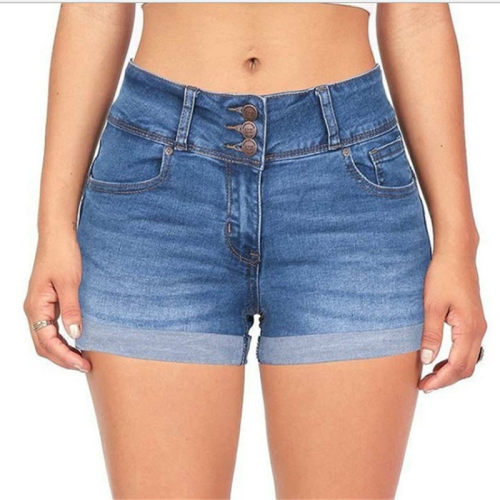 fashion women jeans shorts summer stretch ladies denim pants