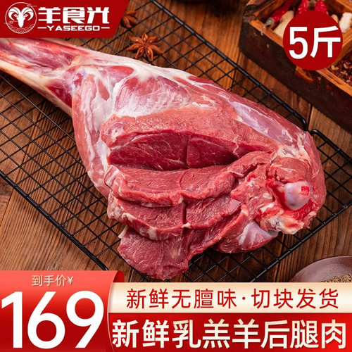 羊肉羊肉新鲜后腿肉现杀