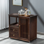 Tủ Trà Mới Phong Cách Trung Hoa Tủ Ăn Gỗ Chắc Chắn Phòng Khách Nhà Ấm Siêu Tốc Tích Hợp Nhỏ Đơn Giản Bàn Trà Bên Bàn bàn uống trà