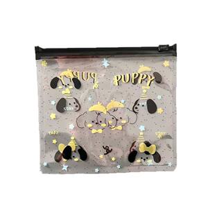 卡通透明puppy小狗拉链可爱儿童内衣内裤包装零食玩具饰品礼品袋