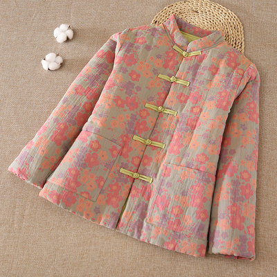 棉花修身文艺范保暖棉衣