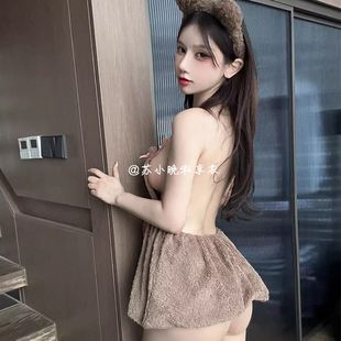 苏小晚 今夜享用我~性感纯欲卡通角色扮演睡裙露背妩媚短裙套装