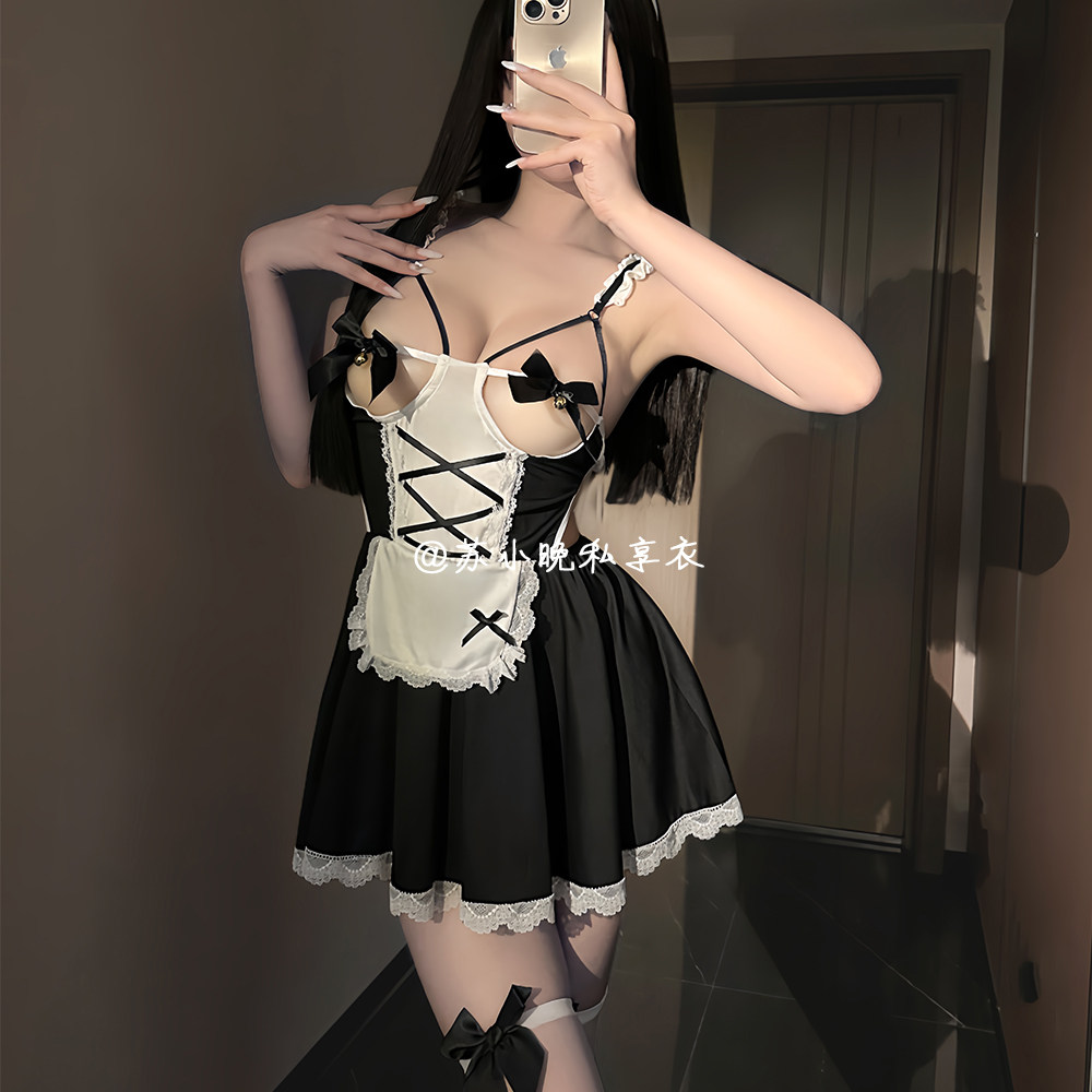 苏小晚 等待主人的召唤~纯欲蝴蝶女佣角色扮演性感女仆制服睡衣裙