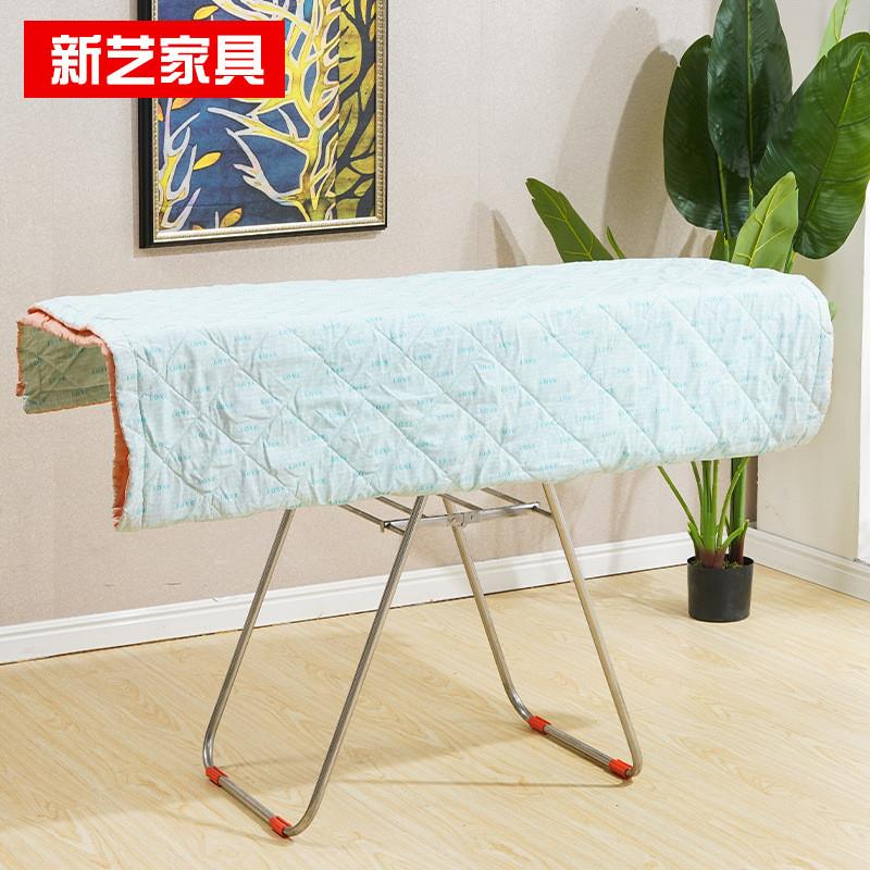 落地式晾衣架折叠阳台户外加固晒衣服鞋子架子翼型晾衣杆