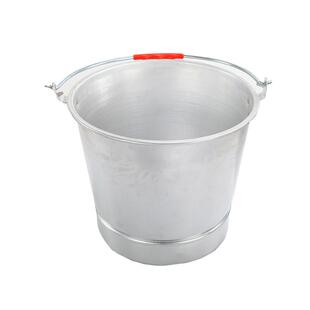 老式加厚铝水桶铝制提桶铝桶铝圆桶加油站水桶家用铝提水桶