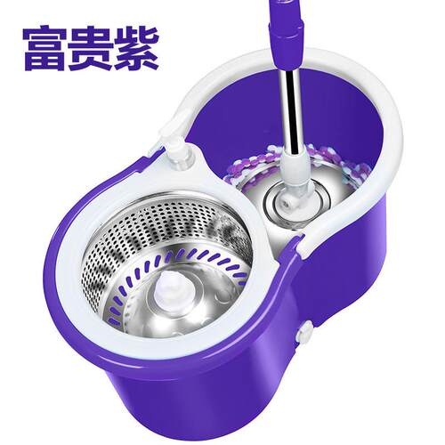 旋转拖把桶套装好用双驱动神奇拖布手压墩布地拖免手洗拖地桶