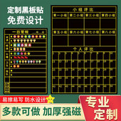 定制磁性小组积分表黑板贴磁力贴磁吸班级评比栏学生课堂竞赛比赛加分表课程表值日考勤表作业公示公告栏定做
