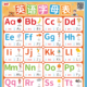 学硕儿童启蒙小学生早教英语26个字母表磁吸abcd大小写墙贴挂图贴画二十六个英文磁性力贴冰箱贴家用教学教具