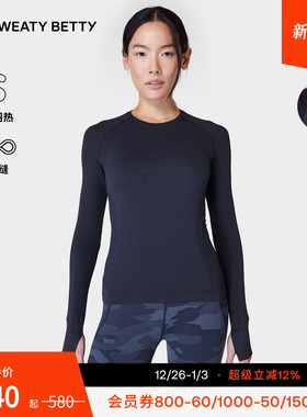 Sweaty Betty Athlete Seamless亚洲版无缝运动长袖T恤秋冬SB9571