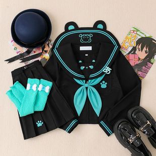 【黑色长袖款小熊来信】十一封信jk原创正版水手服萌系女制服套装
