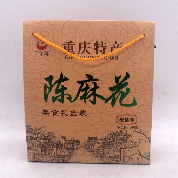 山姆必买重庆特色千年陈磁器口古镇麻花340g 糕点类休闲食品零食