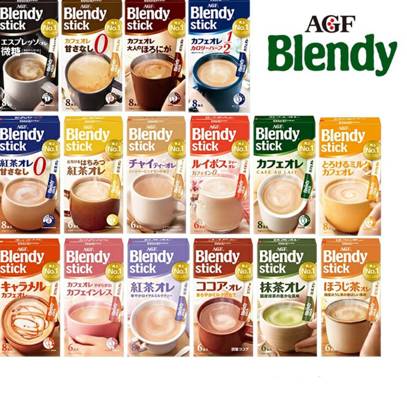 山姆必买日本AGF咖啡拿铁 blendy烘焙煎奶茶醇香下午茶速溶咖啡饮