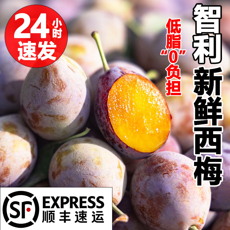 顺丰智利西梅新鲜水果礼盒装当季整箱包邮孕妇李子大果脆甜进口李