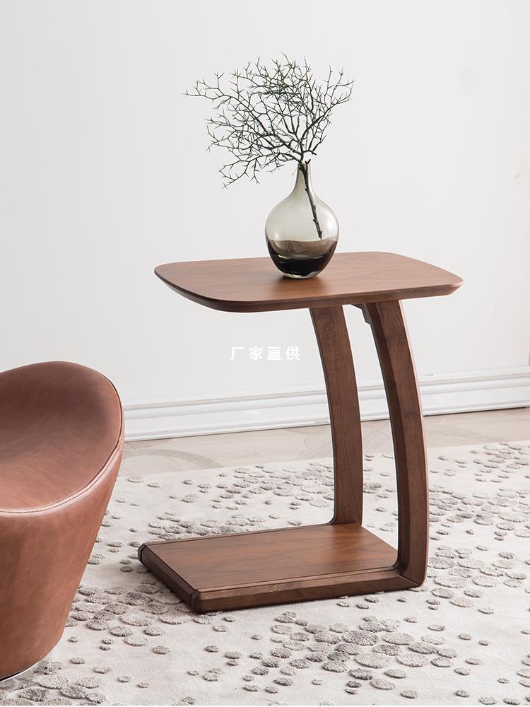 .全实木边几沙发角几可移动迷你小茶几简约现代小桌子卧室床边桌