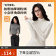 半练带胸垫打底衫 高领秋衣女保暖内搭长袖 上衣摇粒绒肌底衣加厚冬