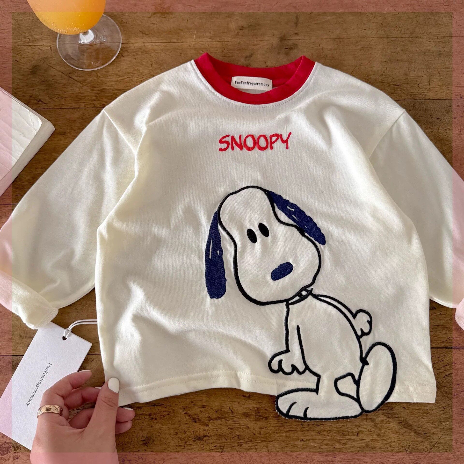 清仓2025秋季童装男女童长袖T恤卡通刺绣纯棉A类春秋款宝宝打底衫