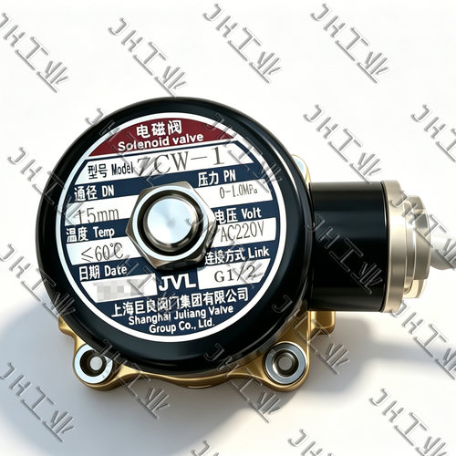 上海巨良阀门ZCW-1 DN15 DN20 G1/2 1.0MPA AC220V水阀电磁阀