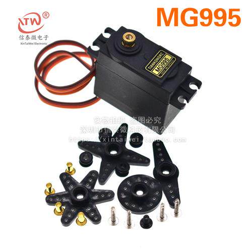 MG995 MG996R MG946R 金属标准舵机180度数码机器人20KG舵机高性价比高么？