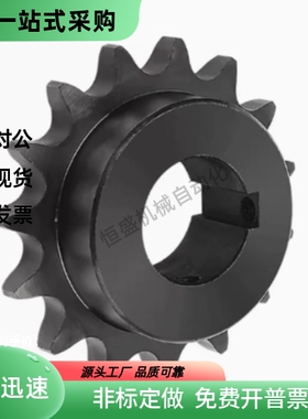 链轮VLY01-06B-19 20 21 22 23 24 25-D10 D12 D14 D15 D16 D18