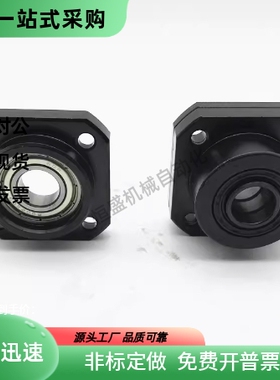 TSPA丝杆支撑座LEB01/03圆形SPAF固定座BRW8 10 12 15 20 25 30