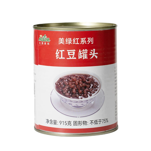 太湖美林红豆罐头甜品奶茶小料