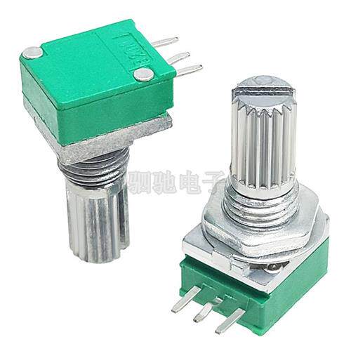 RK097NS N G单联双联可调音箱音响电位器3/5/6/8脚5K10K50K带开关