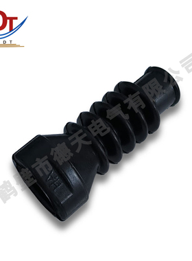 防尘罩波纹橡胶减震套耐老化保护套XQ-04防水黑色耐腐蚀喇叭形