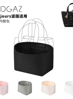 DGAZ全球品牌适用toujours竖版土著绸缎内胆包黑色48小时发货