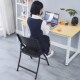 简易折叠凳子培训靠背椅子塑料家用透气便携式 办公椅会议椅电脑椅