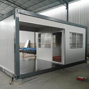 集装箱房门卫室工地值班室员工闸机通道门禁箱移动住人活动房