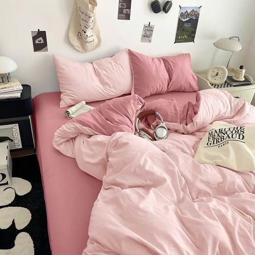 母婴级糯糯棉可裸睡四季被套床单四件套学生宿舍床三件套床笠4