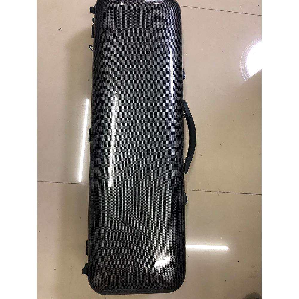 小提琴琴盒带锁谱袋黑色白点PC琴盒硬盒