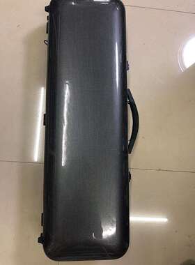 小提琴琴盒带锁谱袋黑色白点PC琴盒硬盒