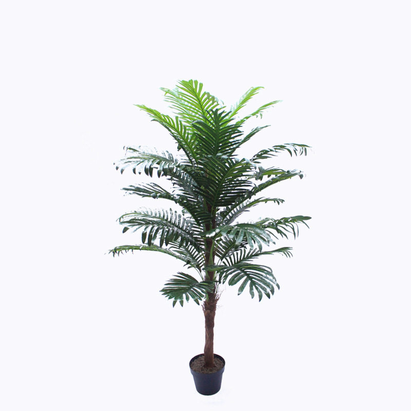 仿真植物小葵叶树过胶棕榈科葵叶细葵叶羽毛葵落地盆景厂家批发