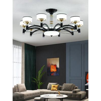 led客厅灯吊灯简约现代大气大灯2025年新款家用北欧吸顶灯具套餐