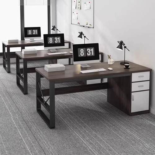 职员办公桌简约现代办公室桌子桌椅组合简易员工位书桌家用电脑桌