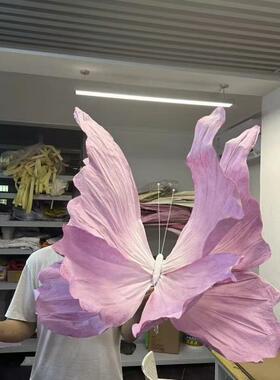 立体仿真蝴蝶纸艺成品大型巨型婚礼橱窗道具布置装饰摄影婚庆纸花