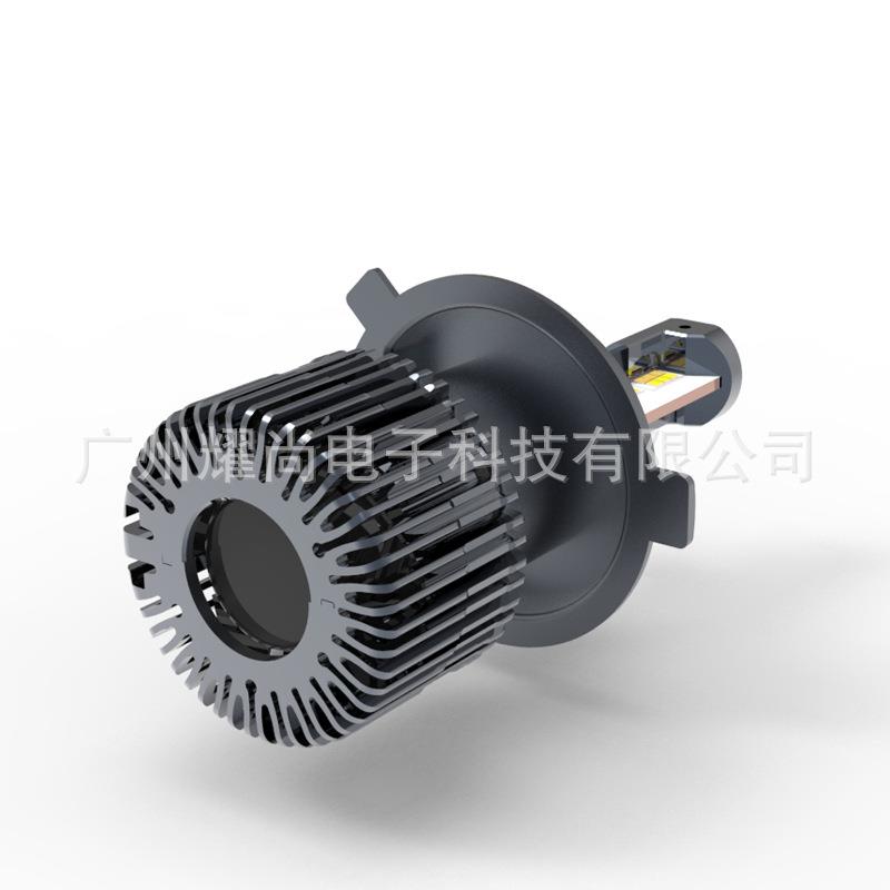 H55X55W5500LM3000K4300K6000KLED汽车前大灯三色车灯LEDH4