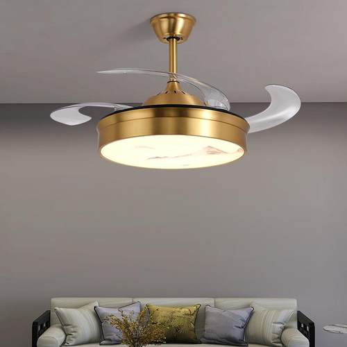 风扇灯2022年新款隐形吊扇灯创意家用一体吊灯客厅餐厅卧室风扇灯