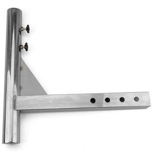 爆款汽车露营卡车拖车配件旗杆支架皮卡车不锈钢304旗杆座