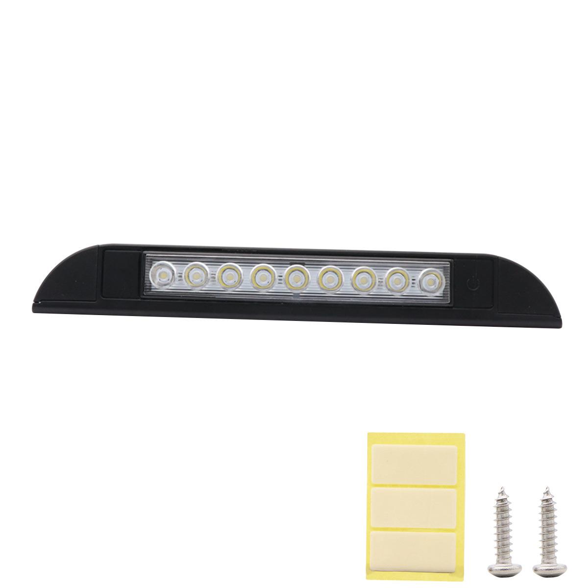 新品房车遮阳棚灯游艇室内改装LED灯长条灯12-28V带触控开关