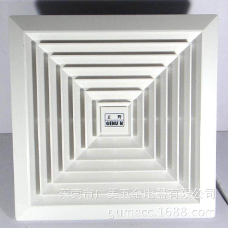 正野排气扇8寸厨房卫生间吸顶式直排式天花板换气扇APT20A