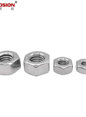 316美制螺母ANSIB18.2.2重型双倒角螺帽1/45/163/87/16