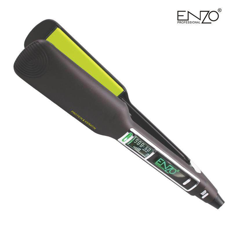 ENZO恩佐理发店沙龙不伤发蓬松手持干湿两用黑色直发器EN-3822