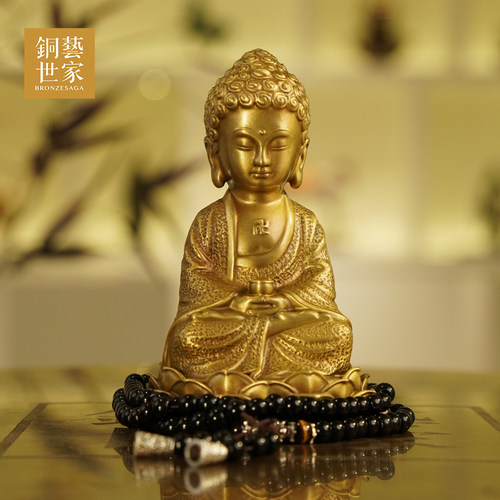 铜艺世家铜大日如来释迦摩尼佛像