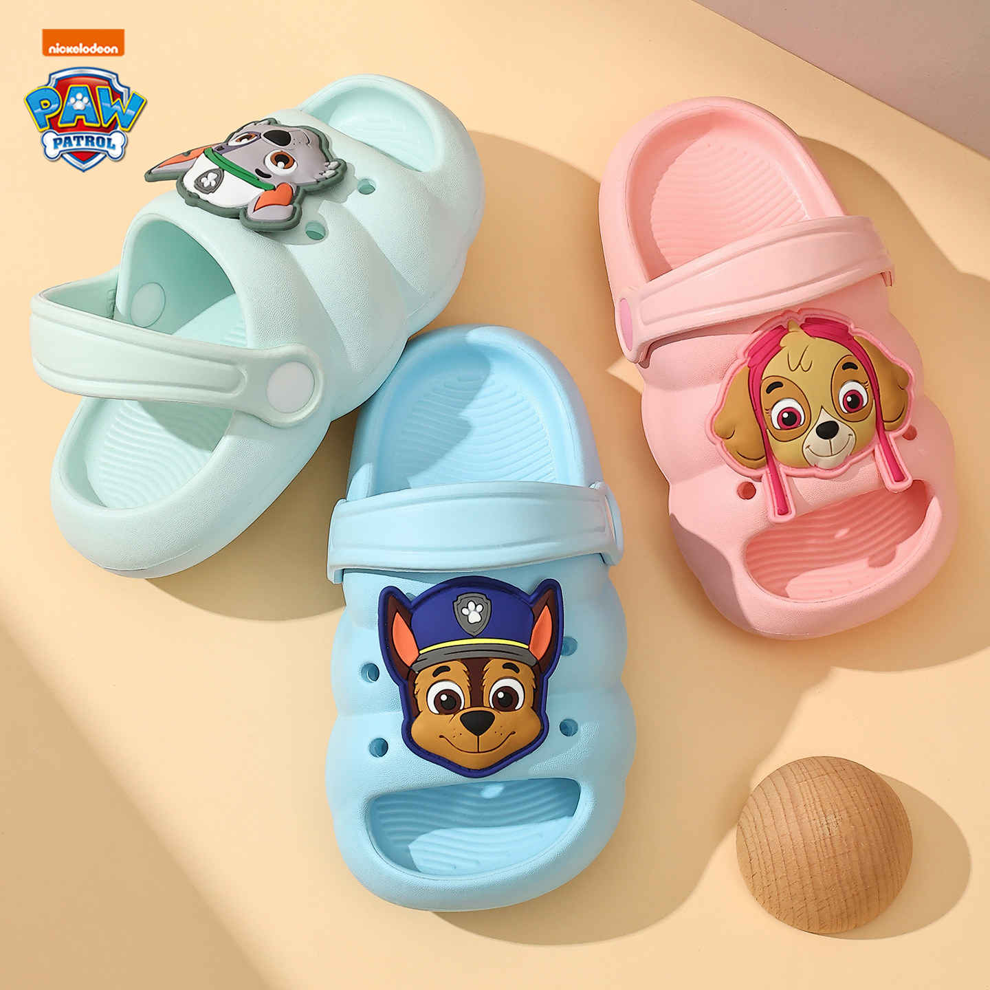 汪汪队新款儿童凉拖鞋夏季男孩女童防滑室内沙滩鞋小童外穿洞洞鞋,童鞋/婴儿鞋/亲子鞋,儿童洞洞鞋,淘宝优惠券,粉丝福利购,淘宝优惠卷