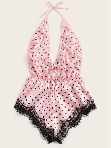 Underwear, black dots, one-piece, backless sexy lingerie2021